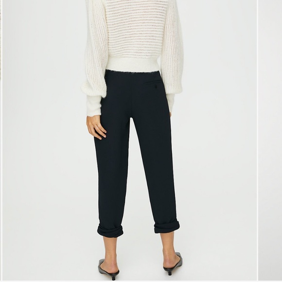 Aritzia Wilfred Allant Black Trouser Pants - Picture 2 of 15